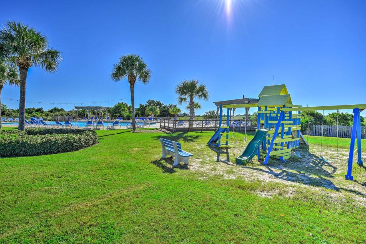 Harbor Island Condo With Deck - Steps To Beach! Oceanmarsh Subdivision Εξωτερικό φωτογραφία