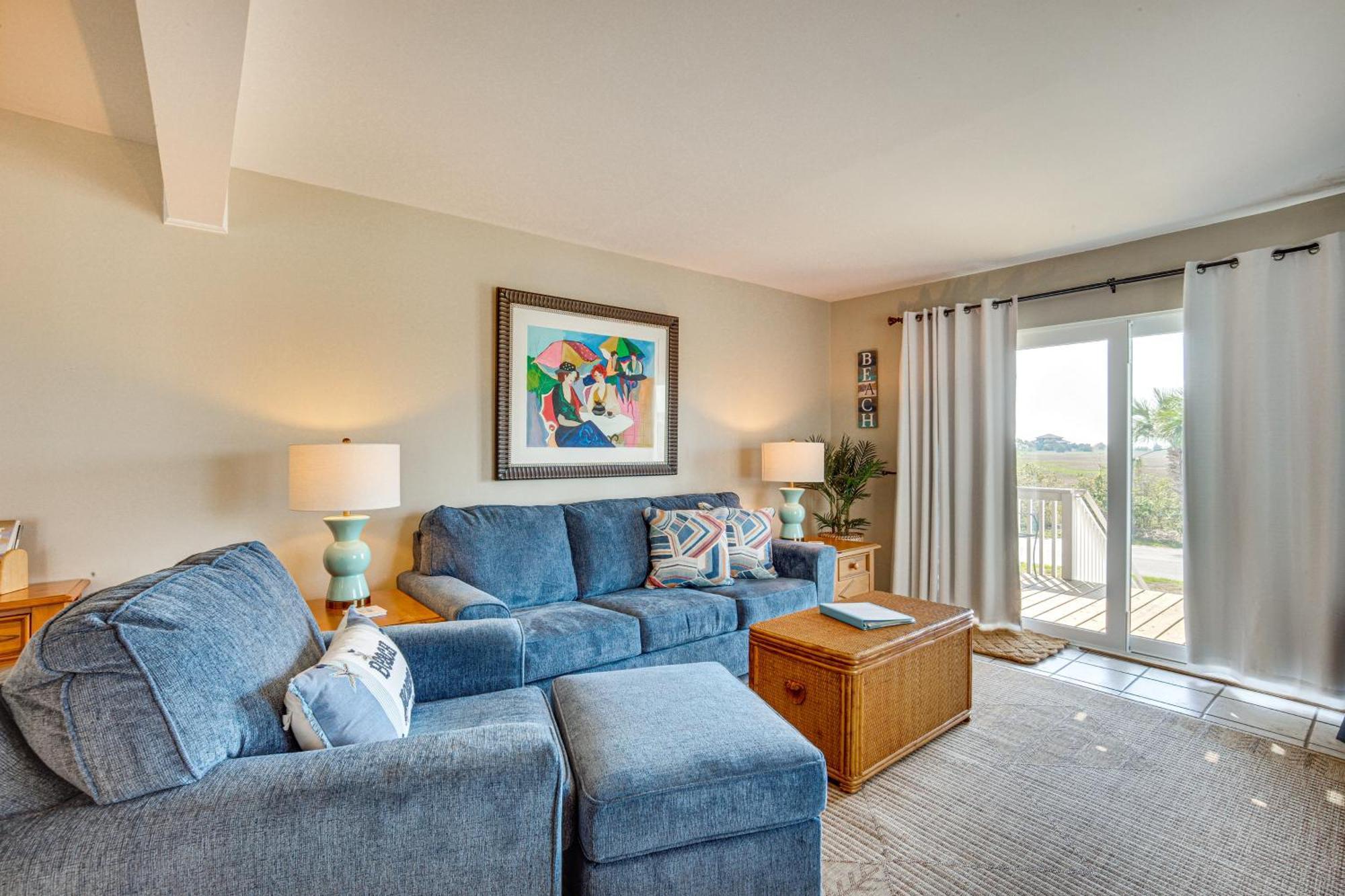 Harbor Island Condo With Deck - Steps To Beach! Oceanmarsh Subdivision Εξωτερικό φωτογραφία