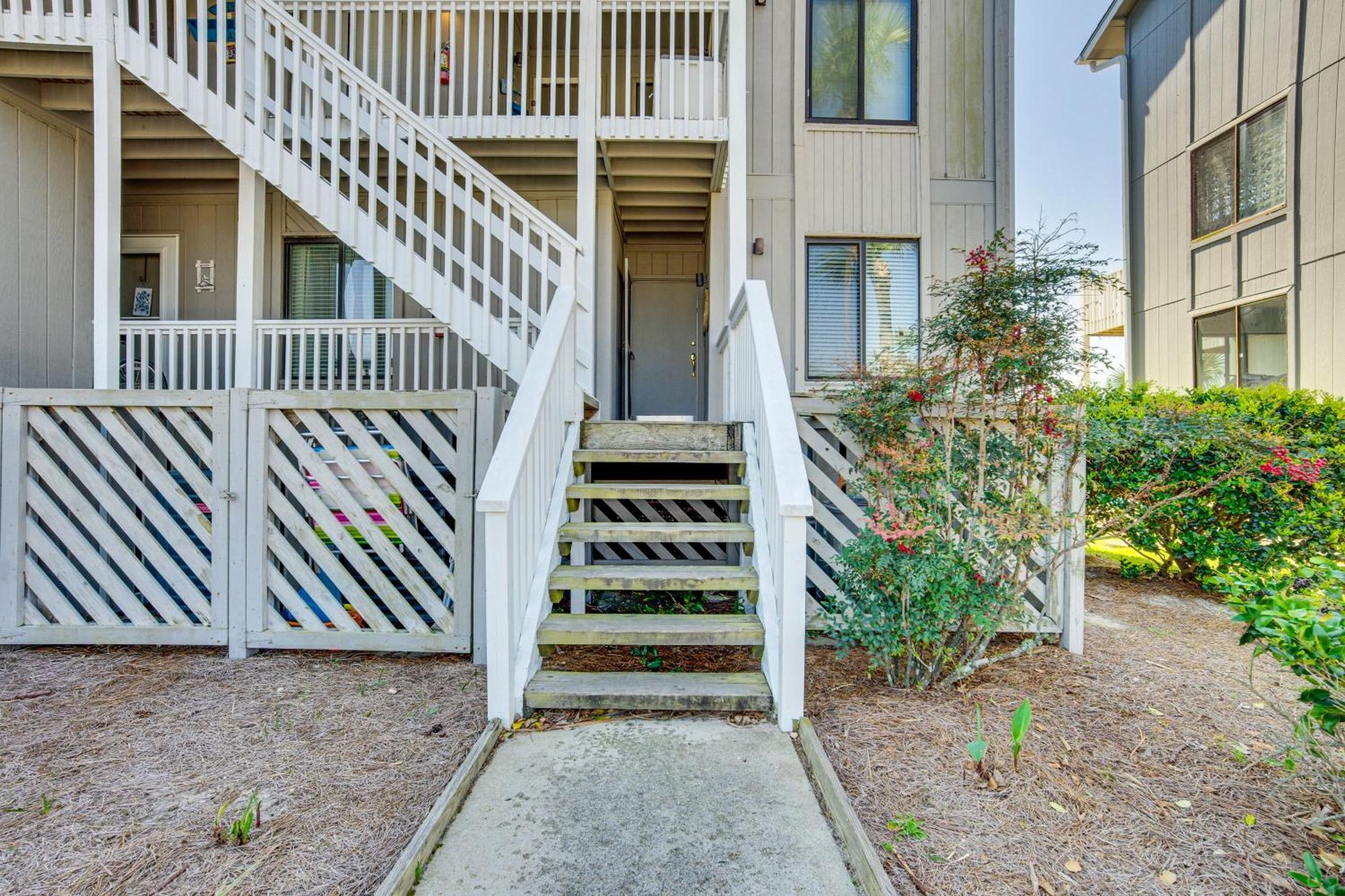 Harbor Island Condo With Deck - Steps To Beach! Oceanmarsh Subdivision Εξωτερικό φωτογραφία